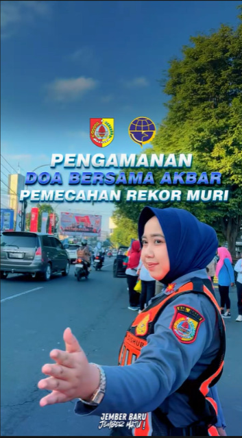 Pengamanan Peringatan Hari Anak Nasional, Doa Bersama Akbar & Pemecahan Rekor MURI 👧👦🙏🚦