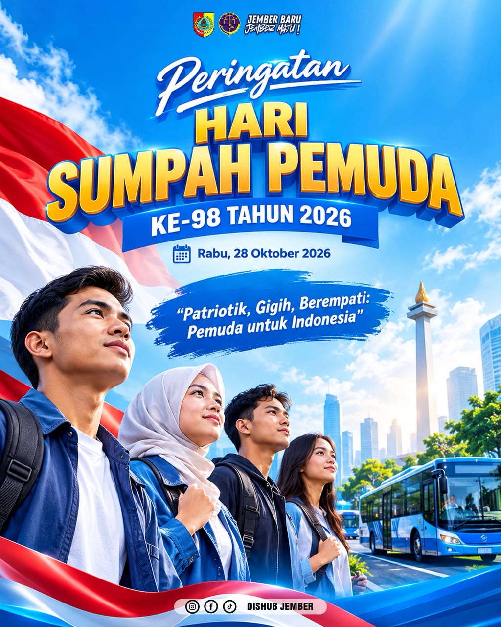 🇮🇩 SELAMAT HARI SUMPAH PEMUDA 28 Oktober 2026