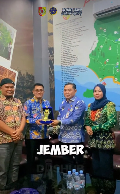 Studi Banding Dishub Tanah Bumbu di Dinas Perhubungan Kabupaten Jember🤝