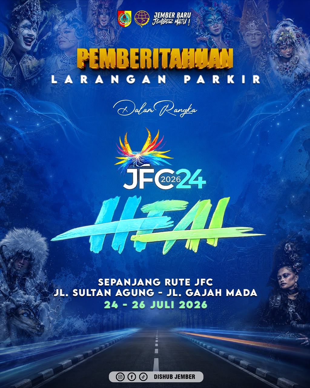 🚫 PEMBERITAHUAN LARANGAN PARKIR 🚫
